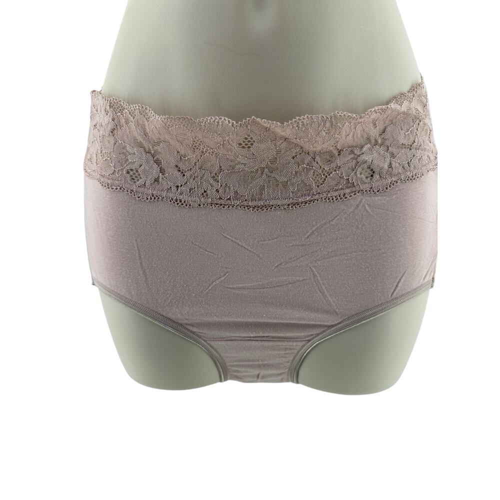 Soma Embraceable Modern Brief Pale Mauve Pantie Womens Medium